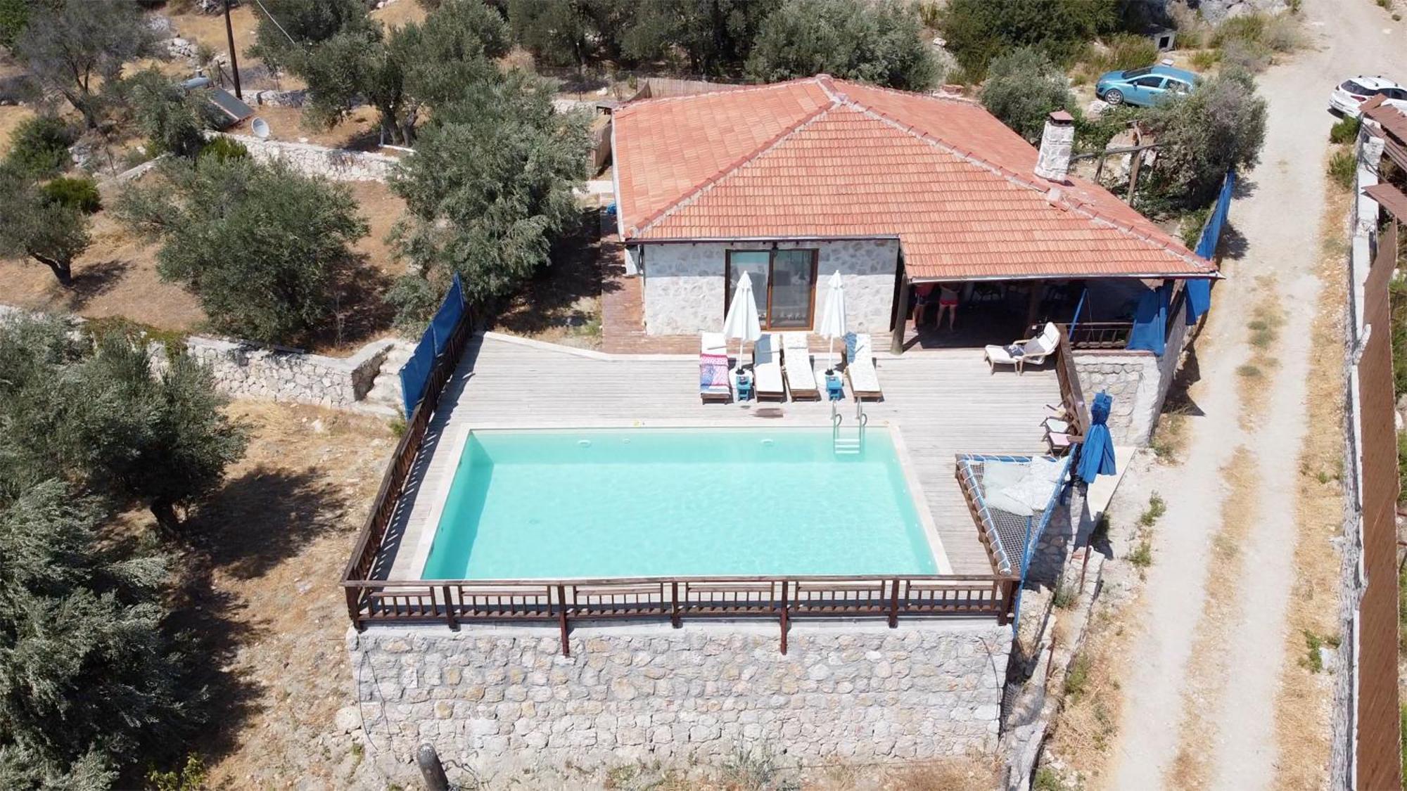 Likya House - Deniz Ve Doga Manzarali, Havuzlu Villa พาทารา ภายนอก รูปภาพ