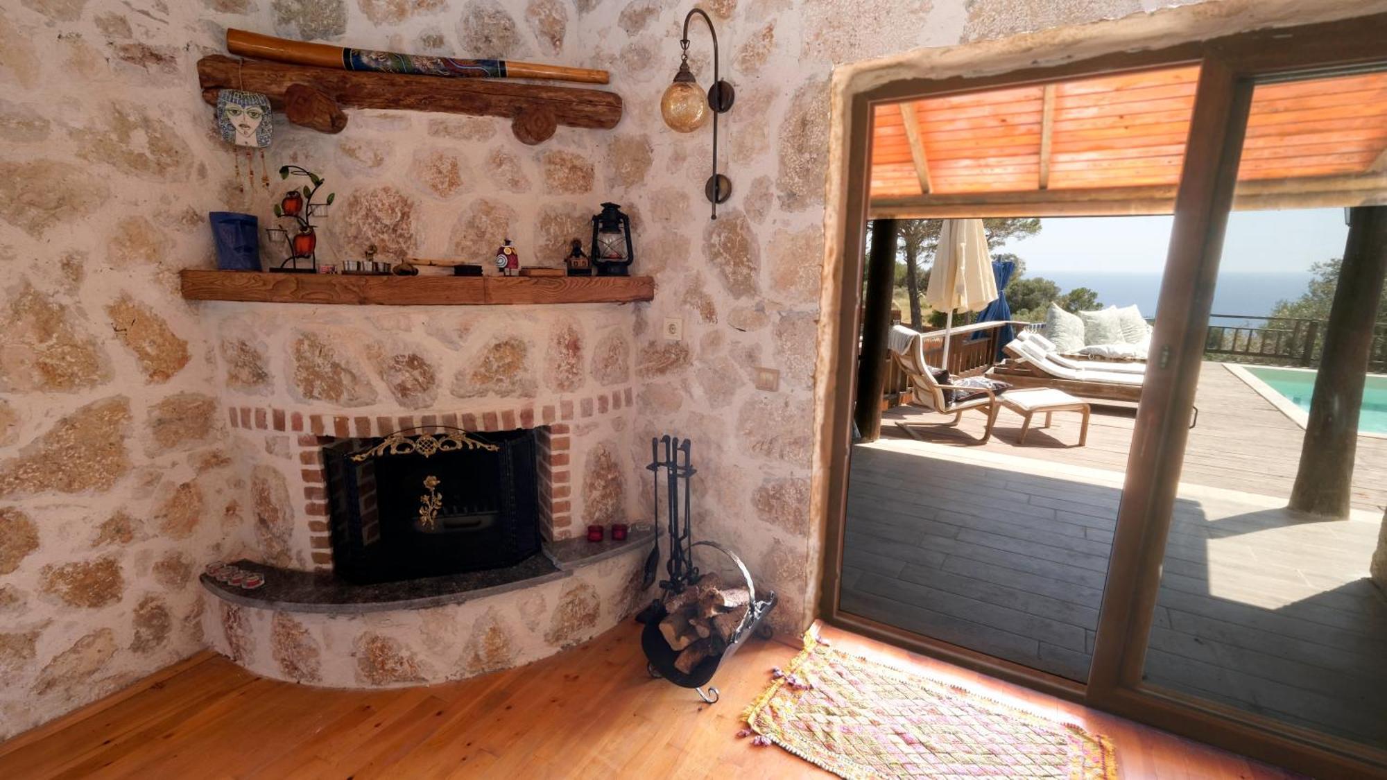 Likya House - Deniz Ve Doga Manzarali, Havuzlu Villa พาทารา ภายนอก รูปภาพ
