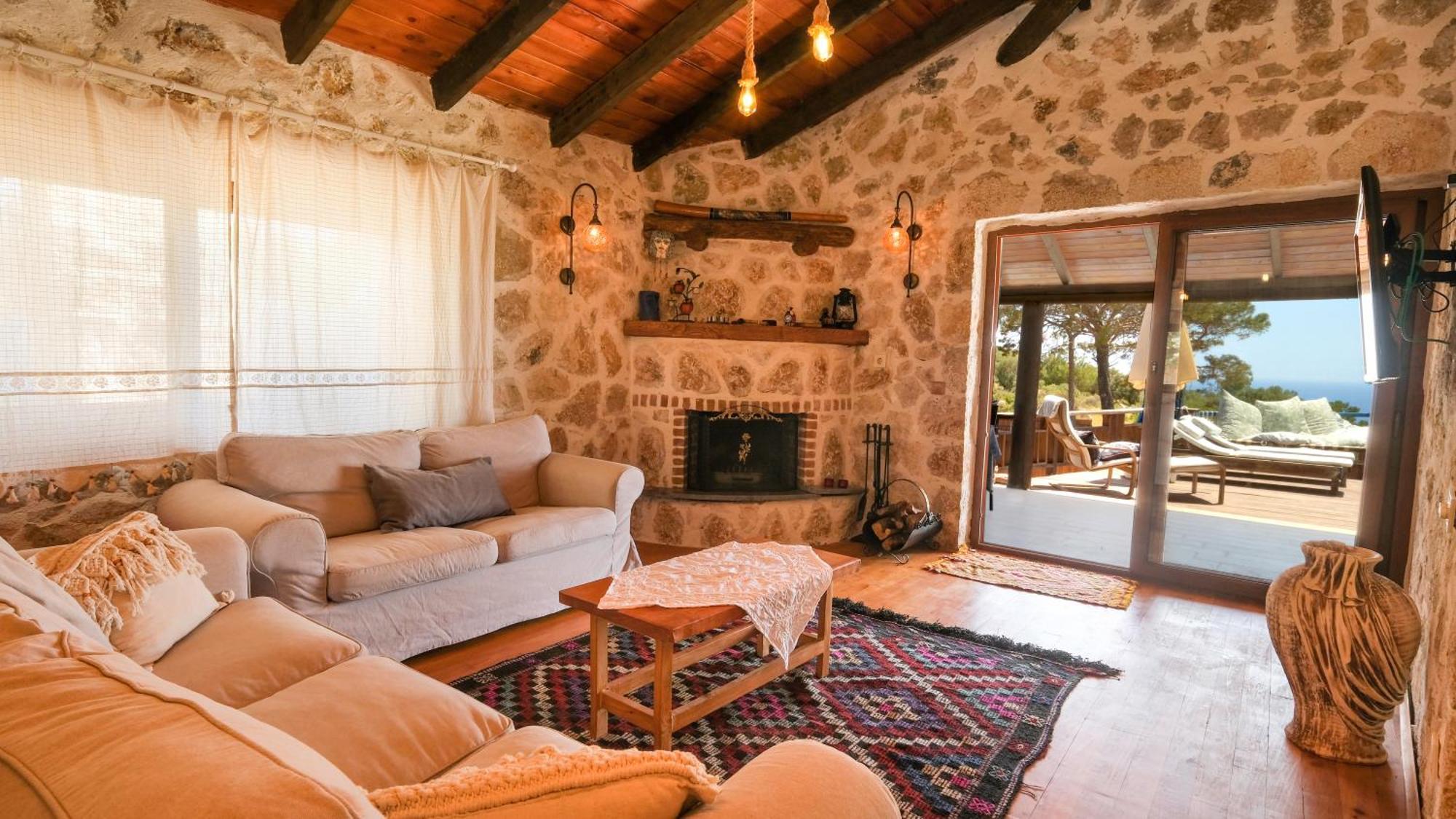 Likya House - Deniz Ve Doga Manzarali, Havuzlu Villa พาทารา ภายนอก รูปภาพ